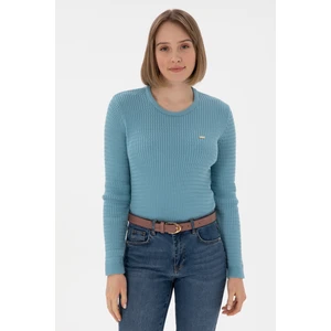 U.S. Polo Assn. Kadın Mavi Kazak /triko 50312922-VR036