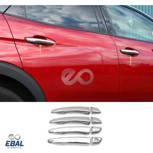 Ebal Oto Opel Crossland x Krom Kapı Kolu 4 Kapı 8 Prç.p.çelik 2017 Üzeri
