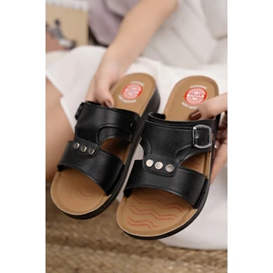 Moda Fırsat Kadın Günlük Terlik Ortopedik Yumuşak Taban Ev Sokak Misafir Çeyiz Iş Terliği