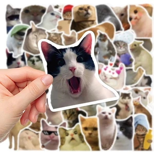 Major Selection Çılgın Kediler Macbook Notebook Tablet Telefon Ajanda Laptop Defter Sticker Seti
