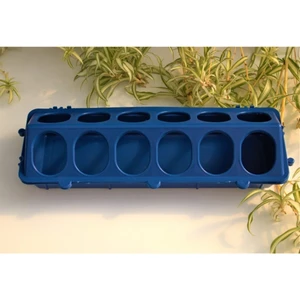 Civciv Yemliği 1 Adet Mavi Yemlik 12 Gözlü Civciv Yemliği Bıldırcın Keklik Tavuk Güvercin Yemliği