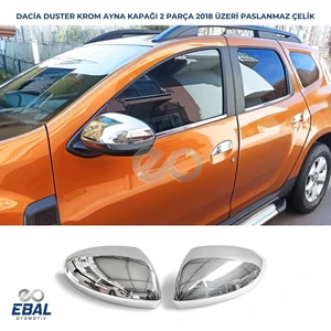 Ebal Oto Dacia Duster Krom Ayna Kapağı 2 Parça P.çelik 2018 ve Üzeri