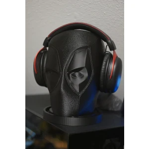 3D Layer Craft Deadpool Kulaklık Standı Masaüstü Kulaklık Tutucu 20 cm