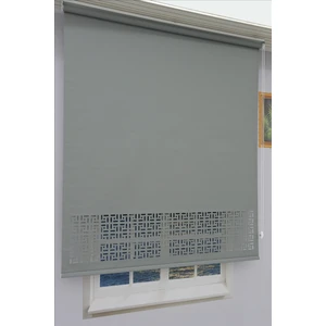 Lazer Stor Perde - Mat Stor Kumaşı - 30 cm Lazer Yüksekliği - Metal Kasa ve Kapak