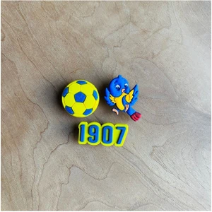 Jibbitz Terlik Süsü  Sarı Lacivert 3 'lü Set