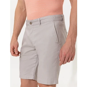 Pierre Cardin Erkek Gri Regular Fit Bermuda Şort 50251541-VR049
