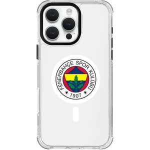Apple iPhone 16 Pro Max Fenerbahçe Magsafe Logo Şeffaf Telefon Kılıfı