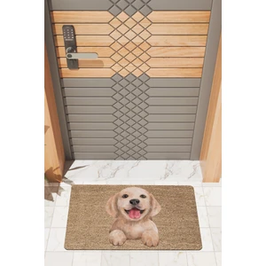 Rug Mood Modern Dijtal Baskı Köpek Resimli Kapı Önü Paspası