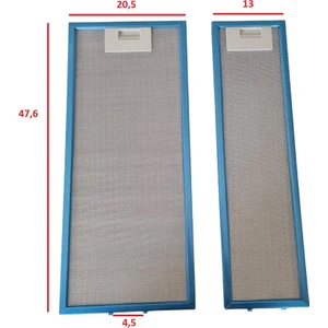 P180 Aspiratör Alüminyum Filtre Takımı (1 Iç-1 Dış- 2 Adet)