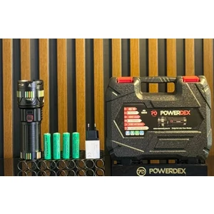 PD-12800 Su Geçirmez 45 Watt 4500 Lümen 12800mAH Pil Süper Güçlü LED Profesyonel Şarjlı El Feneri