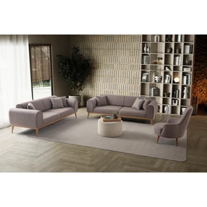 Edsy Home Rebull 3+3+1 Koltuk Takımı Kahverengi