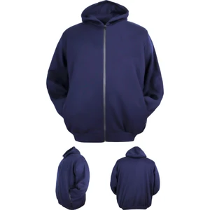 Maruf Shop Erkek Büyük Beden Kapüşonlu 3 İplik Şardonlu Kışlık Kalın Sweat Mont