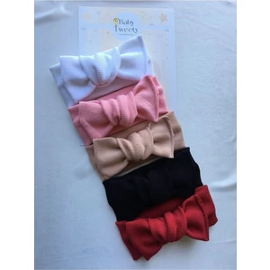 5li Kombin El Yapımı Kız Bebek Bandana