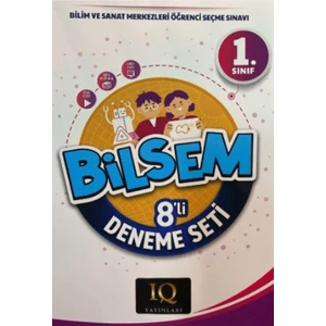 IQ Yayınları (Sınıf: 1) Bilsem 8'li Deneme Seti