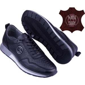 Iç Dış Hakiki Deri Ortopedik Ultra Rahat Şık Erkek Ayakkabı BRT015
