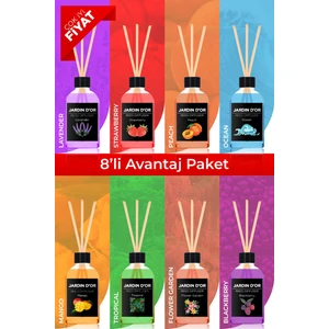 Jardin D'or Çubuklu Oda Kokusu 50 ml x 8 Adet