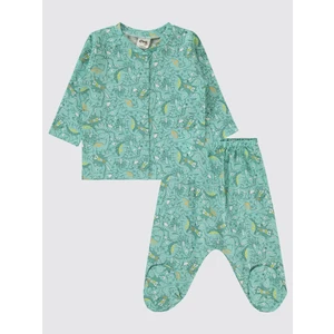Civil Baby Erkek Bebek Pijama Takımı 1-6 Ay Mint