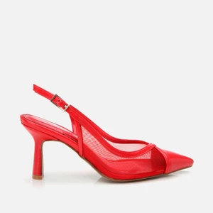 01AYH307410A750 KIRMIZI Kadın Fileli Stiletto