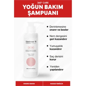 Sisteme 11 Intensive Repair Yıpranmış Saçlar Için Yoğun Bakım Şampuan 250 Ml