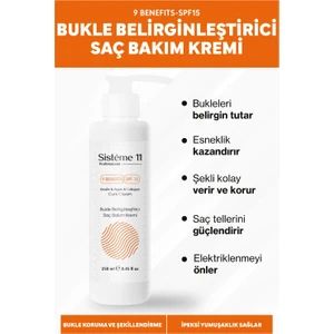 Sisteme 11 Bukle Belirginleştirici Durulanmayan Saç Bakım Kremi 250 Ml