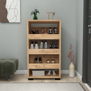 Nasem 4 Raflı Modern Tasarım Ayakkabılık Atlantik Çam - Nasem