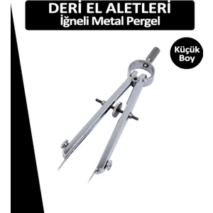 Pergel Metal Deri El Aletleri Zanaatkar Küçük Boy