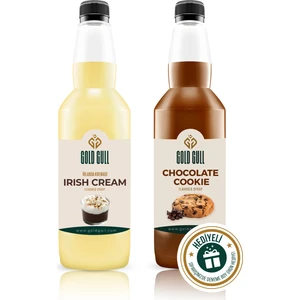 Gold Gull Irish Cream & Çikolatalı Kurabiye Aromalı Kahve & Meyve Şurubu 2 x 700 ml