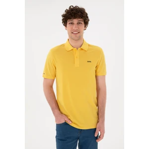 U.S. Polo Assn. Erkek Sarı Tişört Basic 50284641-VR044