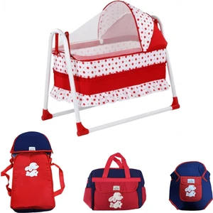 Magna Kids Bebek Beşik Vetaşımaseti Sepetbeşikportbebekanguru Bakım Çantası Seti Sallanır Sepetbeşikbebektaşımaçantası