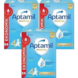 4 Pronutra Devam Sütü 1200 G x 3 Adet