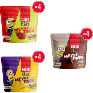 Kidz Meyve Topu Deneme Paketi 42g X 12 Adet