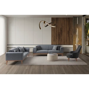 Edsy Home Rebull 3+3+1 Koltuk Takımı Gri