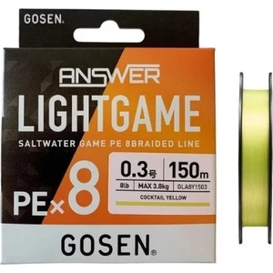 Answer Light Game Pe 8 Örgü 0.3pe 150 mt Cocktail Yellow Lrf Ip Misina