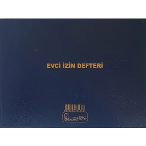 Evci İzin Defteri Cilt Kapak