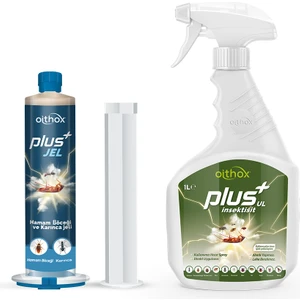 Plus Hamam Böceği ve Karınca Jeli 35 gr + Oithox Plus Ul 1 lt Haşere Ilacı