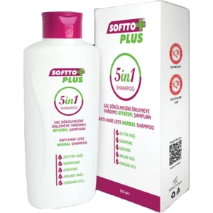 Softto Plus Saç Dökülmesini  Bitkisel Şampuan 5 In 1