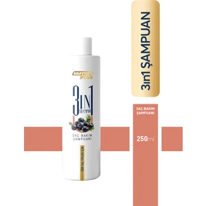 Softto Plus 3ın1 Nemlendirici Şampuan 250ml
