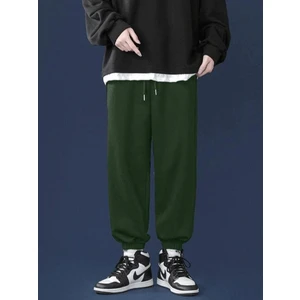 Erkek Bel ve Paça Lastikli Ince Eşofman Altı SPR24EA82