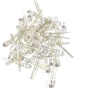 100 Adet 5 mm Beyaz LED