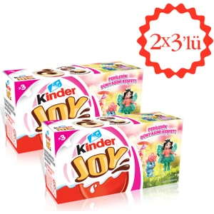 Kinder Joy Yumurta Çikolata 3’lü - 2 Adet