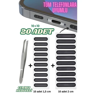 Vip Case 20 Adet Cep Telefonu Hoparlör Toz Önleyici Koruma Sticker Iphone Samsung Xiaomi Toz Bandı