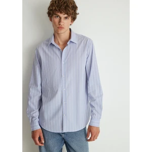 Çizgili Lila Gömlek 0211108-70530