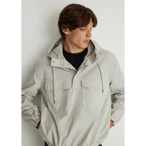 Kapüşonlu Gri Sweatshirt 0211155-70144