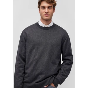 Bisiklet Yaka Gri Kazak 0710257-80024