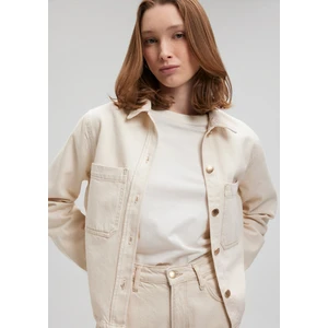 Paola Mavi Premium Krem Jean GÖMLEK1210779-87093