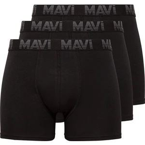 3lü Siyah Basic Boxer 0911504-900