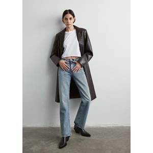 Jane Classic Denim Puslu Açık Mavi Jean Pantolon 1010917-89059