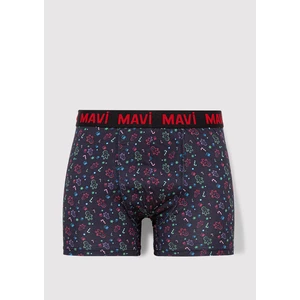 Yılbaşı Temalı Baskılı Lacivert Boxer 0911772-70490