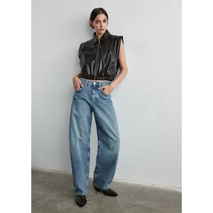 Lisa All Blue Zımparalı Orta Mavi Jean PANTOLON1010938-89253