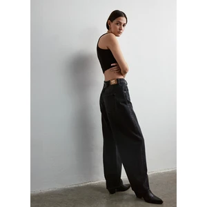 Lisa 90lar Tokalı Gri Smoke Jean Pantolon 1010938-89254
